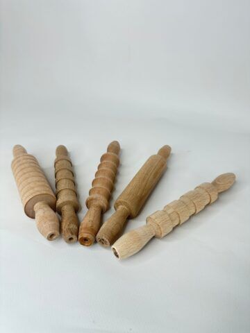 Ahşap Oyuncak 5'li Merdane Seti