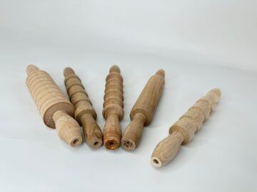 Ahşap Oyuncak 5'li Merdane Seti