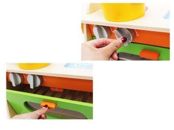 Montessori Ahşap Oyuncak Mutfak Seti