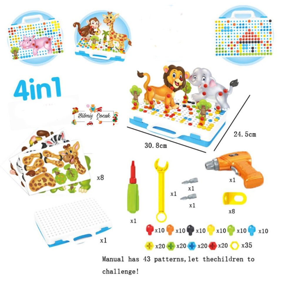 Yaratıcı Matkaplı Vidalı Taşınabilir Çanta