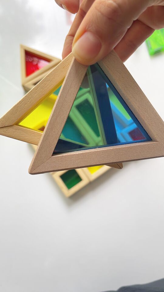 Ahşap Oyuncak Gökkuşağı Rainbow Blokları 12 Parça Rainbow