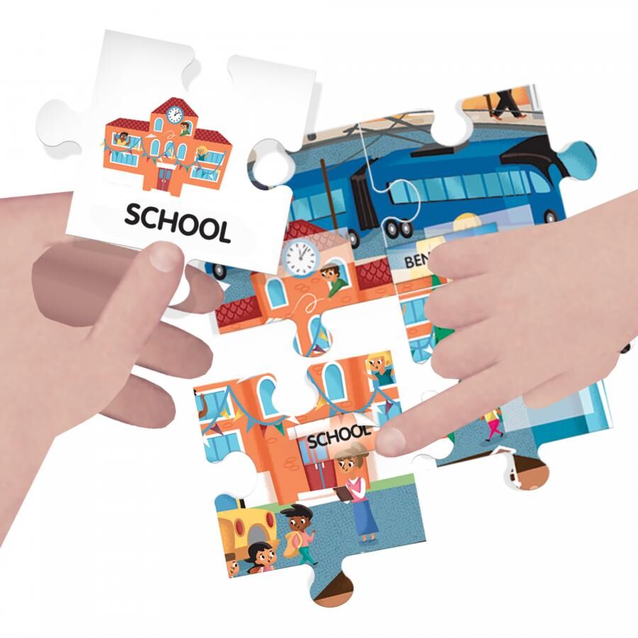 Headu 100 İngilizce Kelimeli Şehir Puzzle