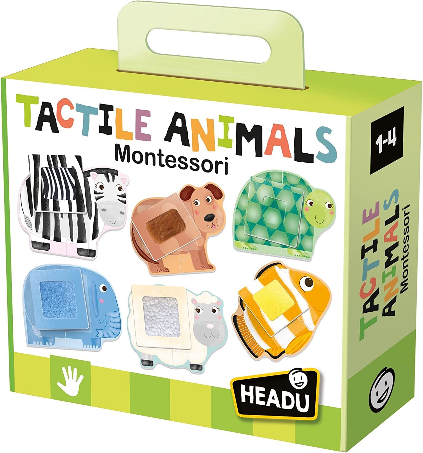 Headu Dokulu Hayvan 6 Figürlü Puzzle