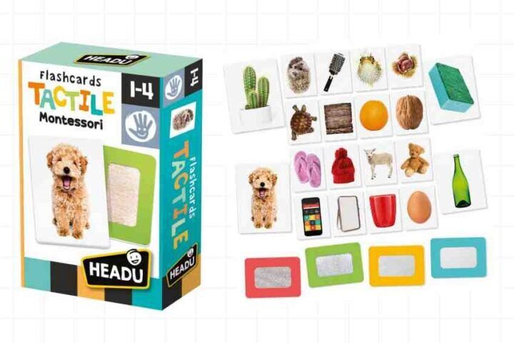 Headu Flashcards Tactile Montessori ( Dokulu Kartlar )