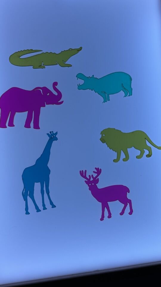 Işıklı Masa Oyunlar Pleksi Safari