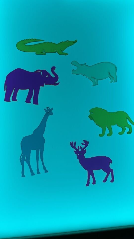 Işıklı Masa Oyunlar Pleksi Safari