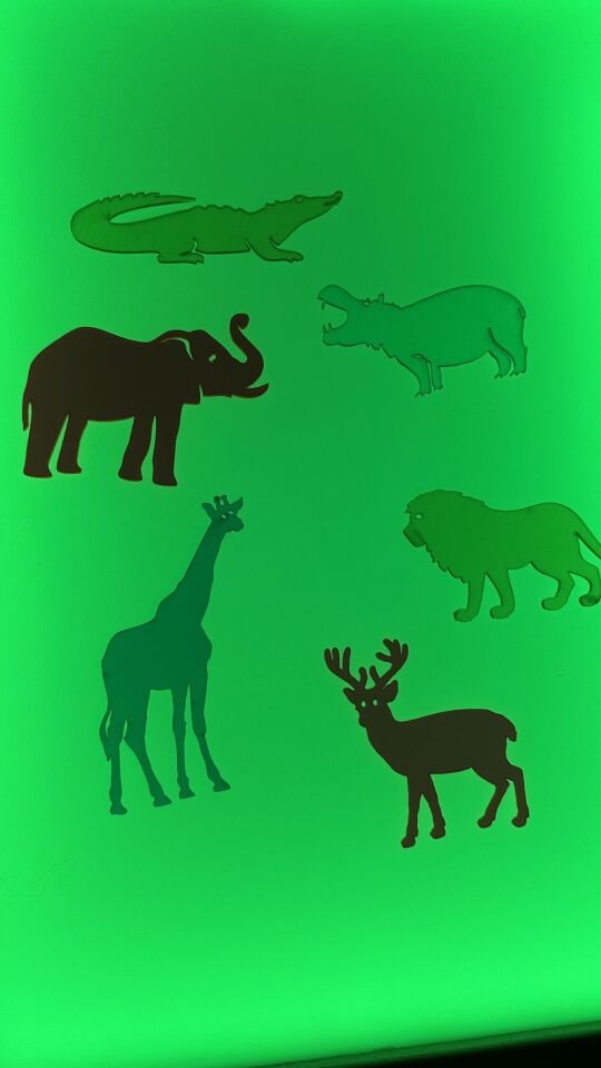 Işıklı Masa Oyunlar Pleksi Safari