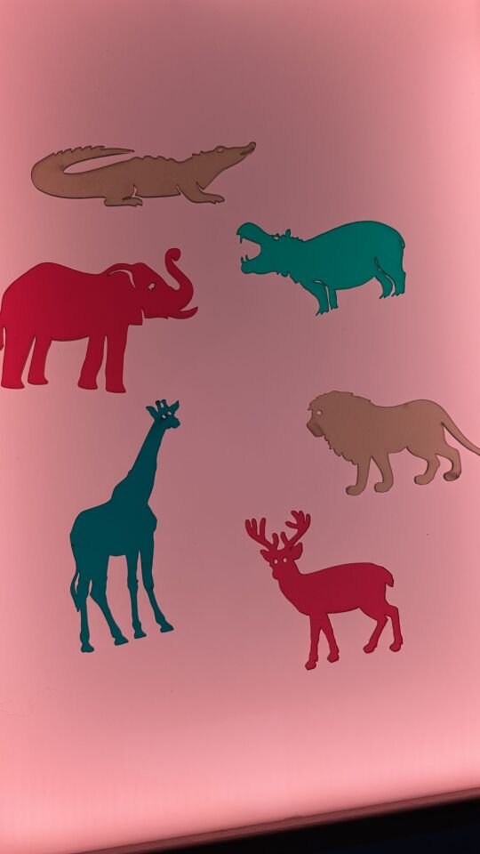 Işıklı Masa Oyunlar Pleksi Safari