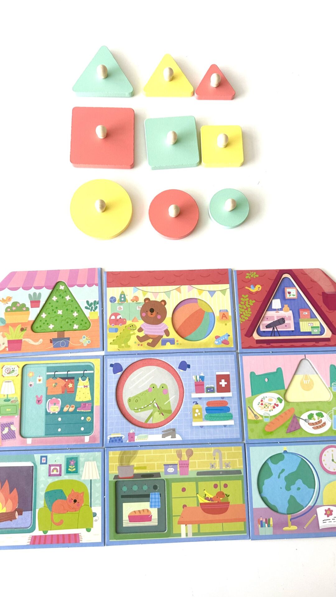 Headu Progressive Babies Montessori Ahşap Puzzle Oyuncak – Gelişen Bebekler ( 1 – 3 yaş )