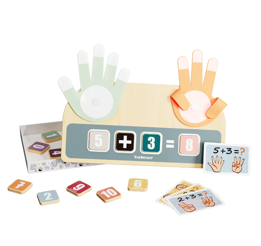 Montessori Ahşap Oyuncak El-Parmak Matematiği