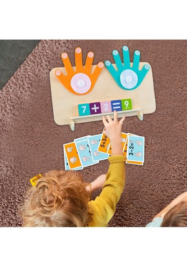 Montessori Ahşap Oyuncak El-Parmak Matematiği