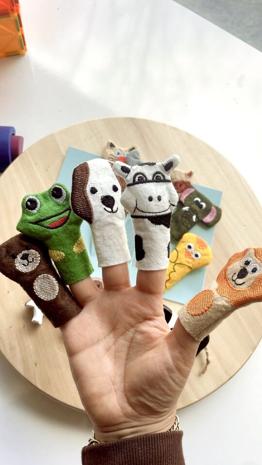 Parmak Kukla Hayvanlar 10 Lu Set