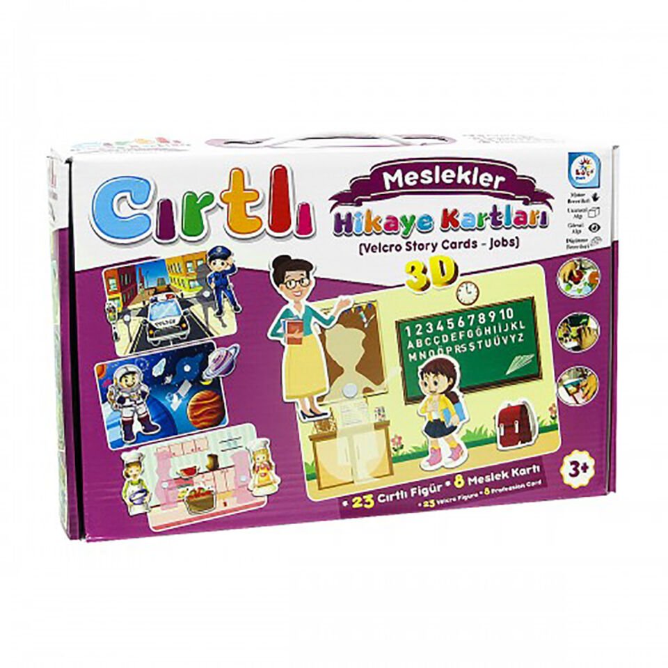 Cırtlı Eğitici Hikaye Kartları Meslekler