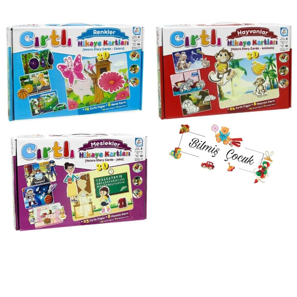 Cırtlı Hikaye Kartları SET