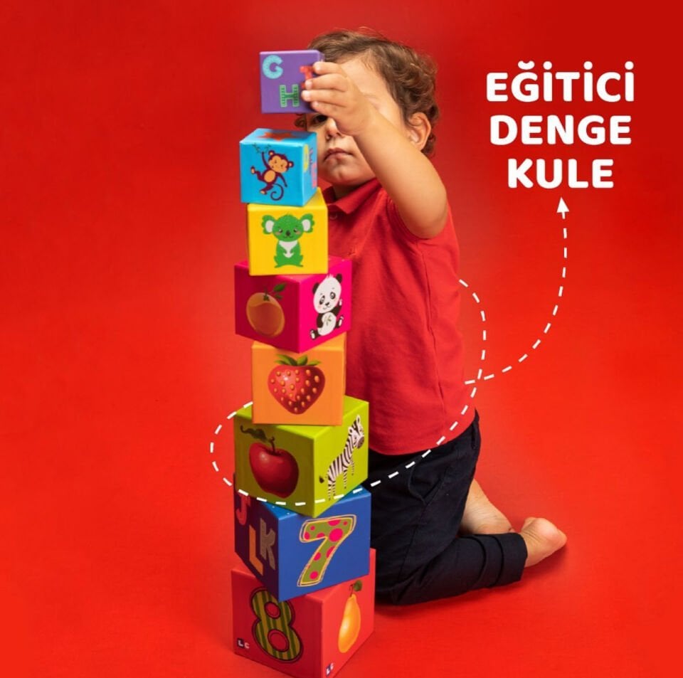 Eğitici Kule Ve Denge Küpleri