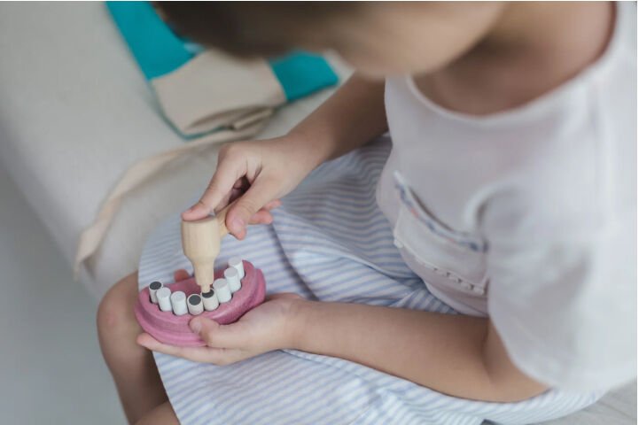 Waldorf Ahşap Oyuncak Doktor Dişçi Seti