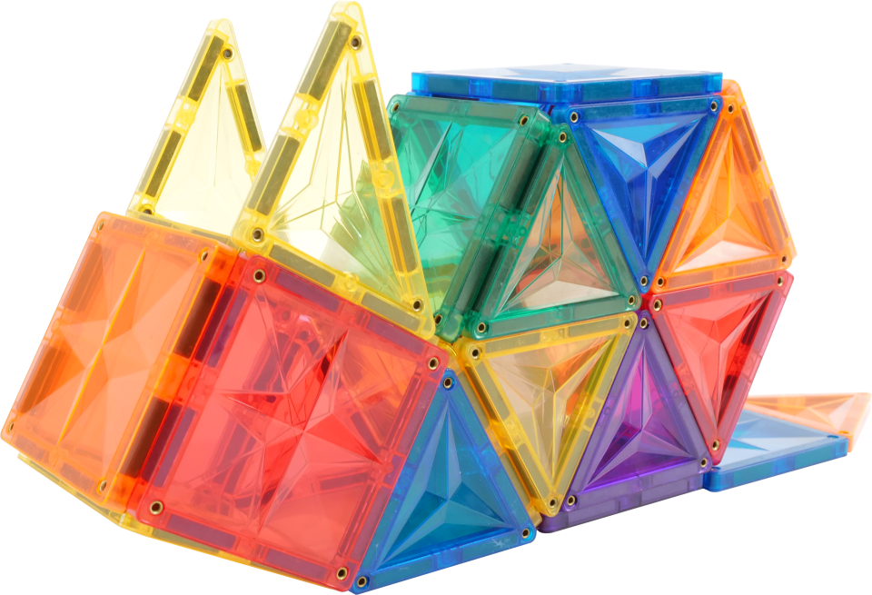 Magnetic Tiles 70 Parça Manyetik Yapı Blokları 1 arabalı Magnetic Tiles