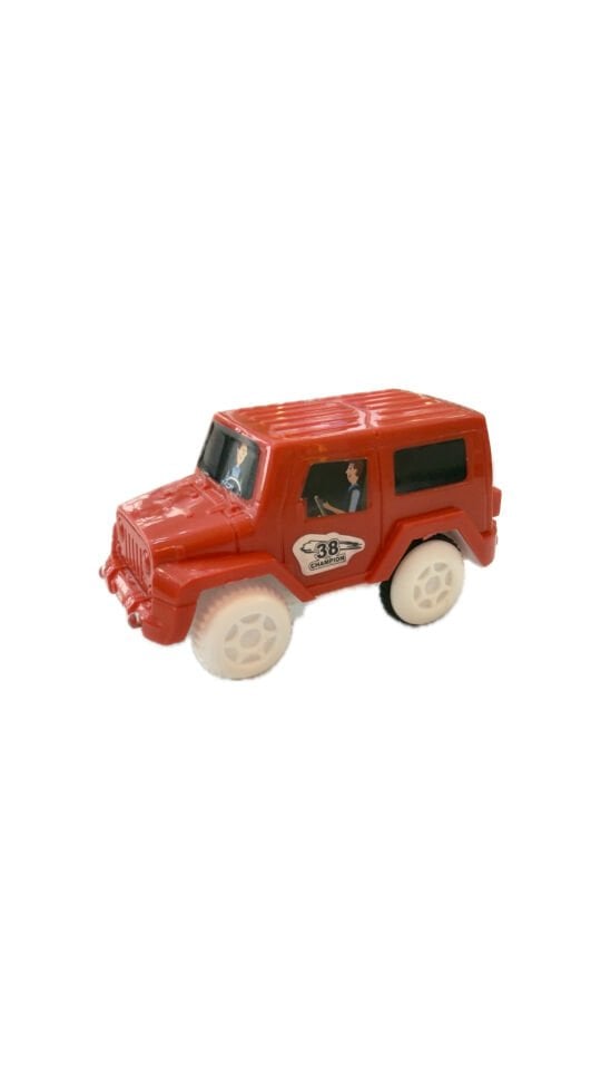 Mini Pilli Araba- Manyetik Bloklarla Uyumlu (1 adet)