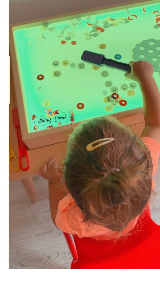 Eğitici Mıknatıs Ve Manyetik Pullar – (YALNIZCA 50 Adet Manyetik Pul)