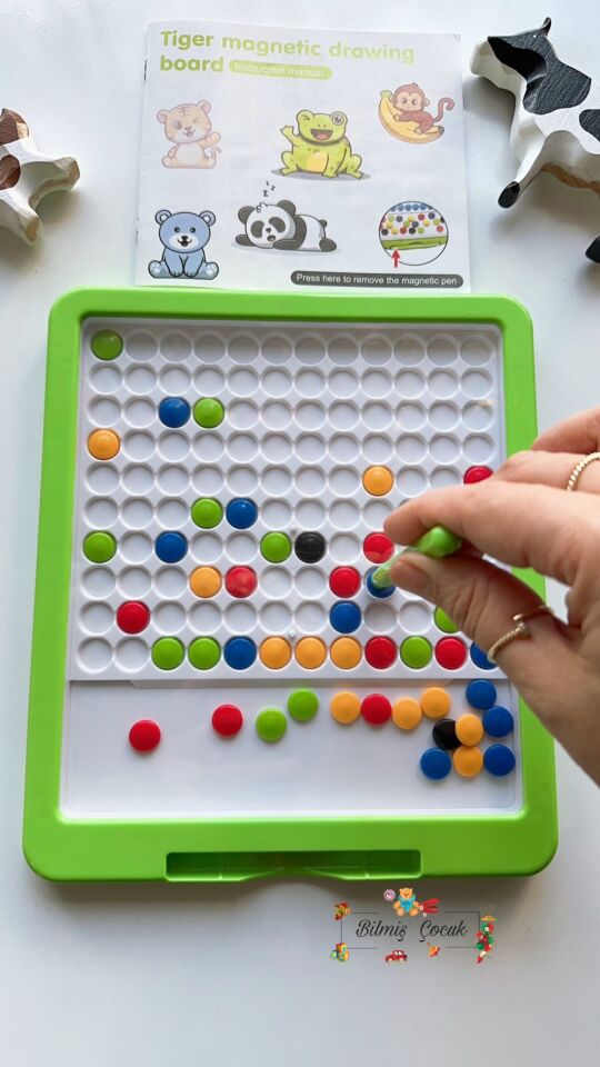 Mıknatıslı Steam Renkli Çizim Tahtası