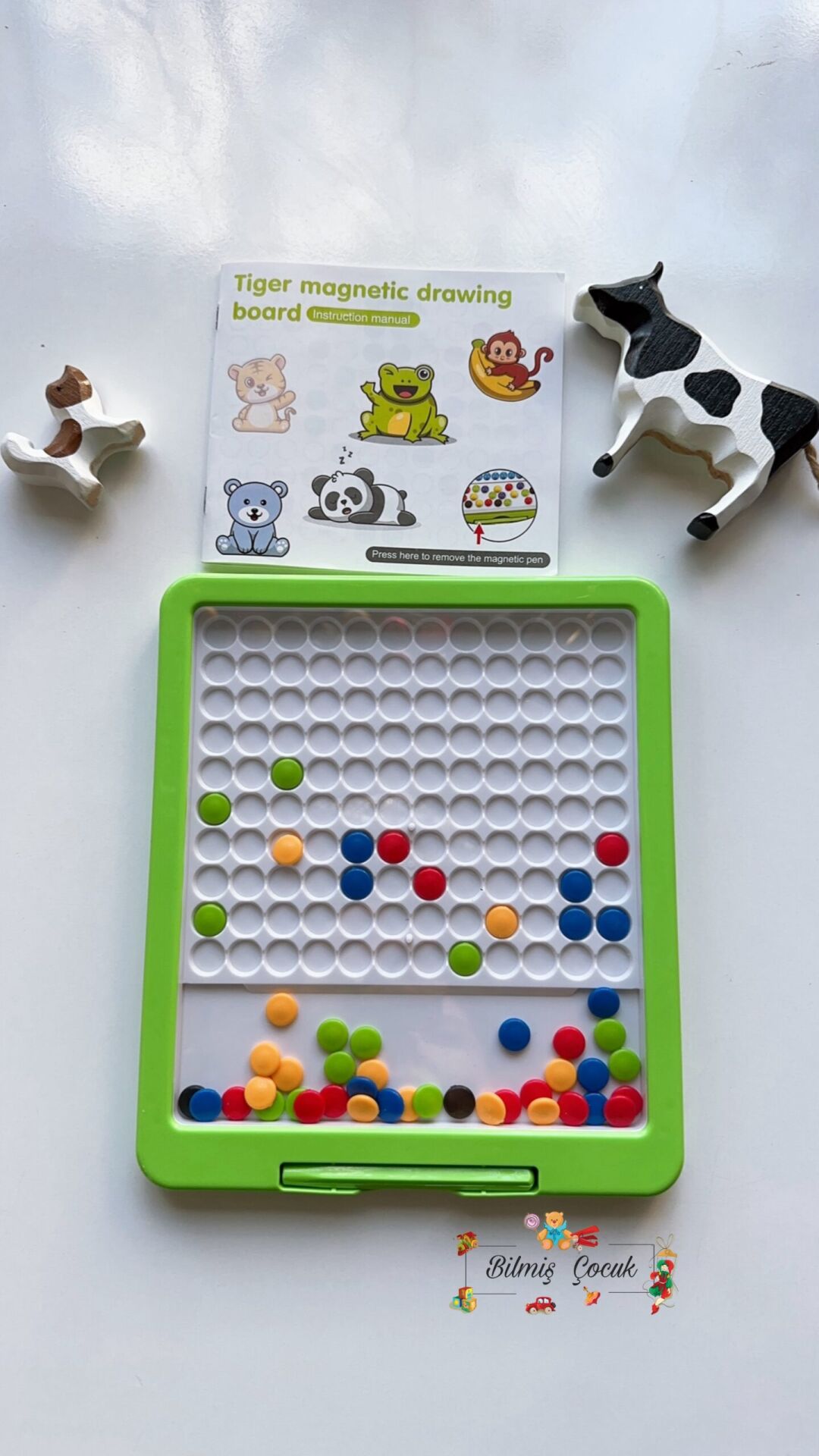 Mıknatıslı Steam Renkli Çizim Tahtası