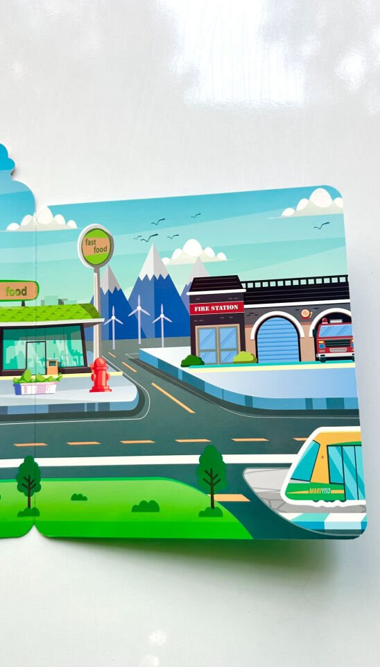 Tekrar Kullanılabilen İlk Sticker Kitabım – Büyük Araçlar