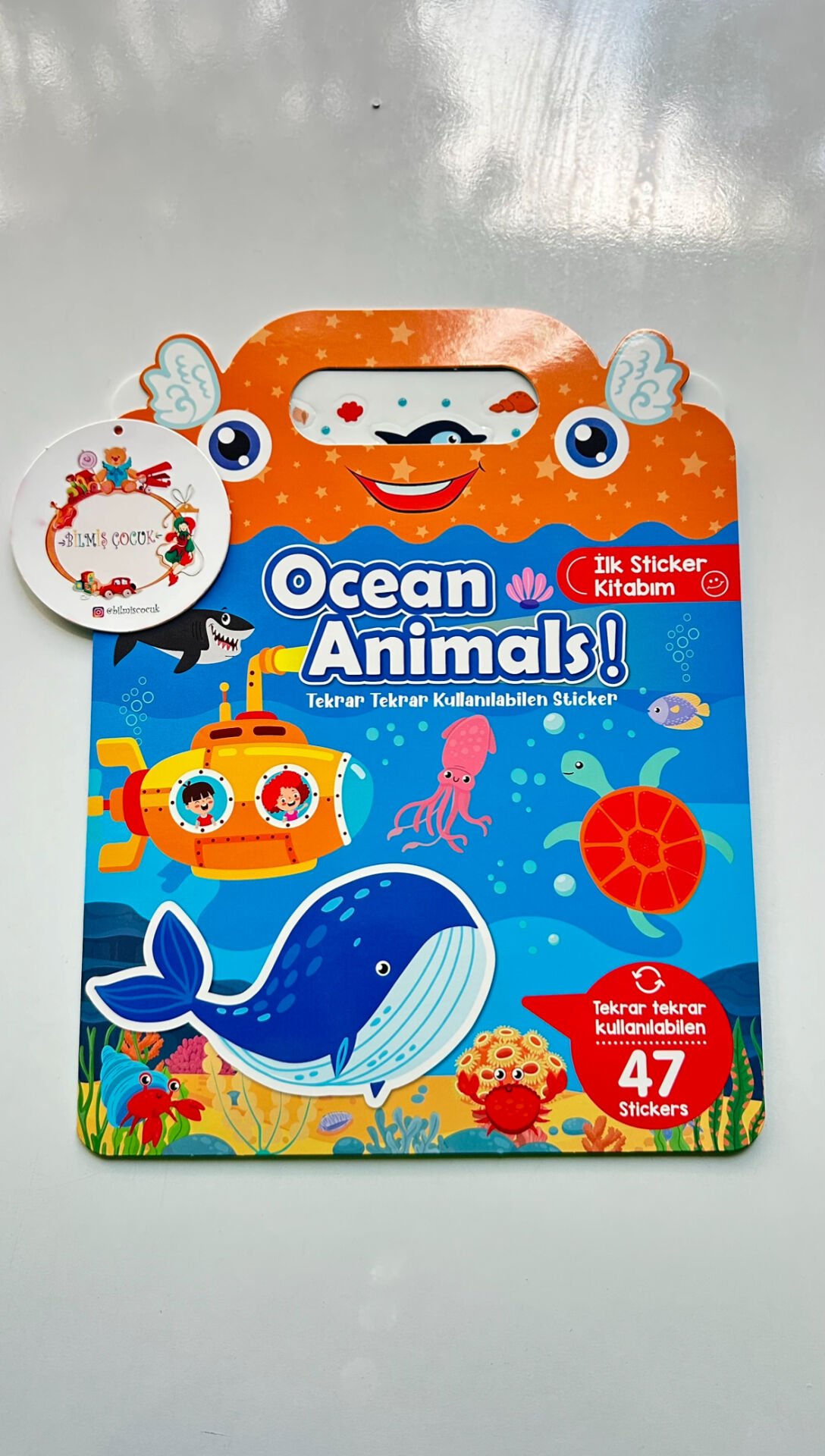 Tekrar Kullanılabilen İlk Sticker Kitabım – Deniz Hayvanları