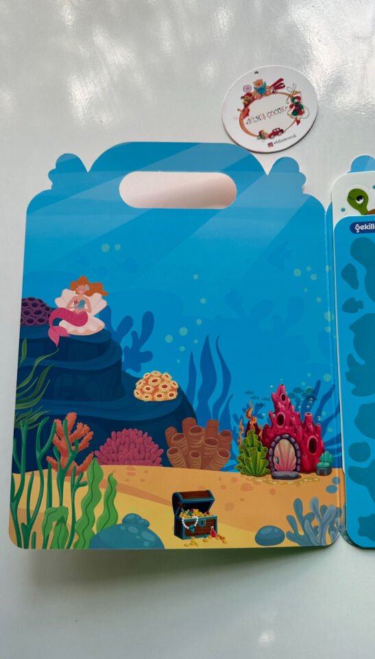 Tekrar Kullanılabilen İlk Sticker Kitabım – Deniz Hayvanları