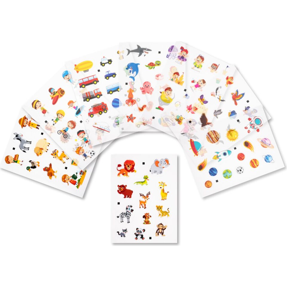 Bitmeyen Sticker Kitabım – Tekrar Tekrar Kullanılabilen 100+Sticker