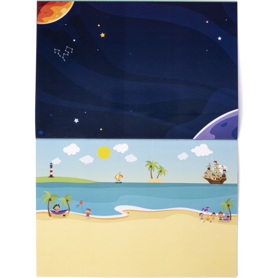 Bitmeyen Sticker Kitabım – Tekrar Tekrar Kullanılabilen 100+Sticker