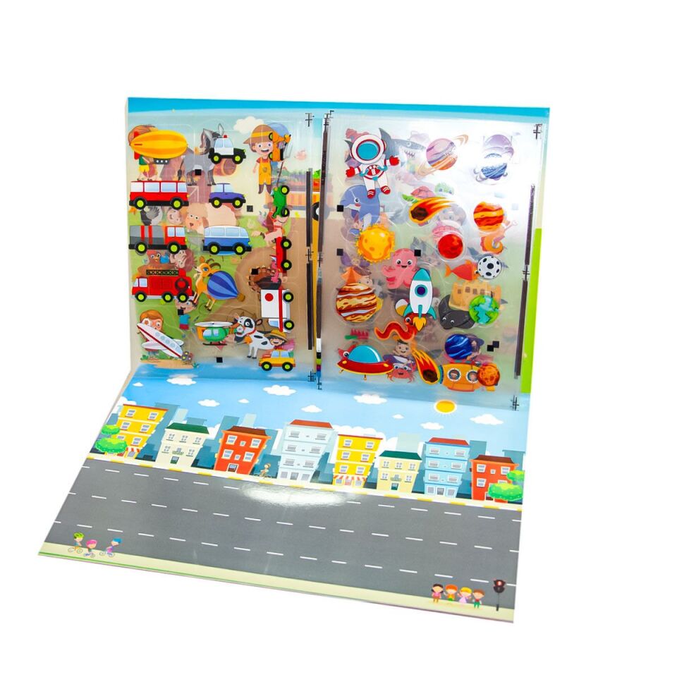 Bitmeyen Sticker Kitabım – Tekrar Tekrar Kullanılabilen 100+Sticker