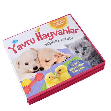 Sünger Puzzle Kitap Yavru Hayvanlar