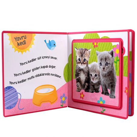 Sünger Puzzle Kitap Yavru Hayvanlar