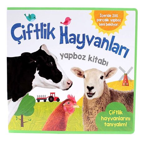 Sünger Puzzle Kitap ÇİFTLİK HAYVANLARI