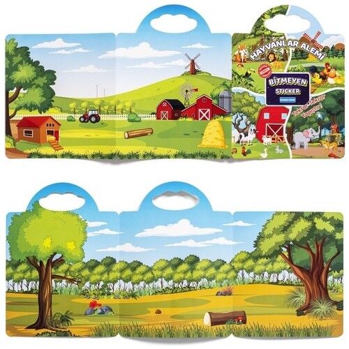 Bitmeyen Sticker Kitabım - Hayvanlar Alemi