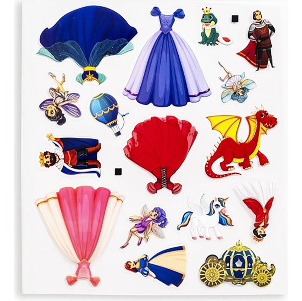 Bitmeyen Sticker Kitabım - Prensesler