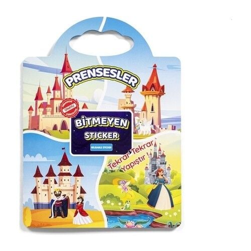 Bitmeyen Sticker Kitabım - Prensesler