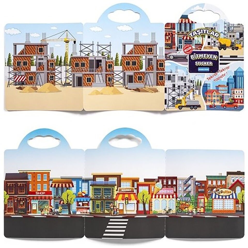 Bitmeyen Sticker Kitabım - Taşıtlar
