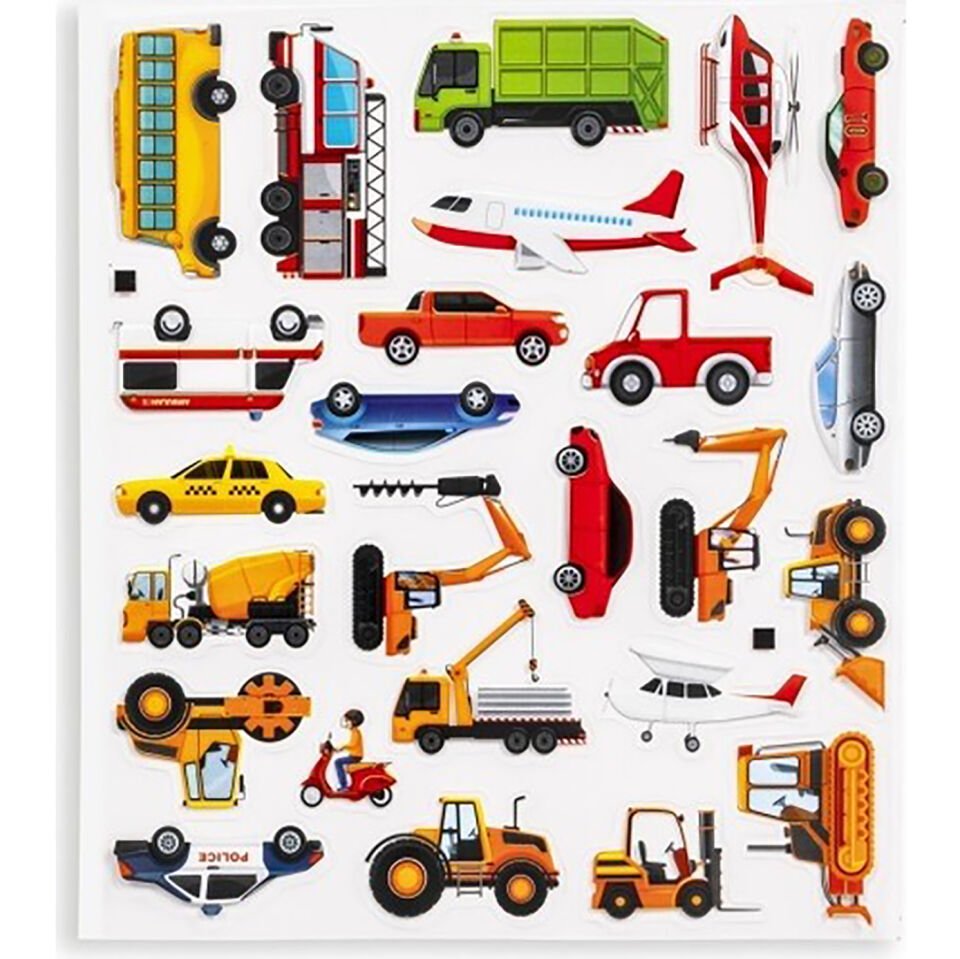 Bitmeyen Sticker Kitabım - Taşıtlar