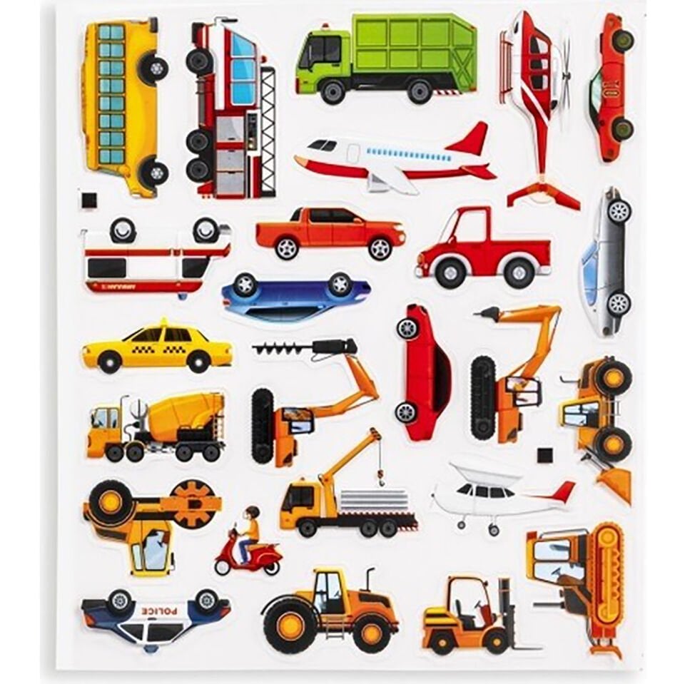 Bitmeyen Sticker Kitabım - Taşıtlar