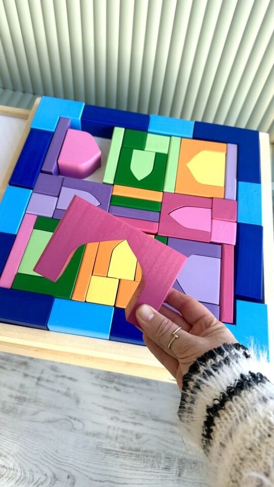 Waldorf Ahşap Oyuncak 1001 Gece Yapı ve İnşaat Oyunu