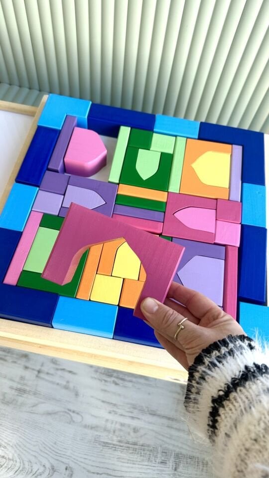 Waldorf Ahşap Oyuncak 1001 Gece Yapı ve İnşaat Oyunu