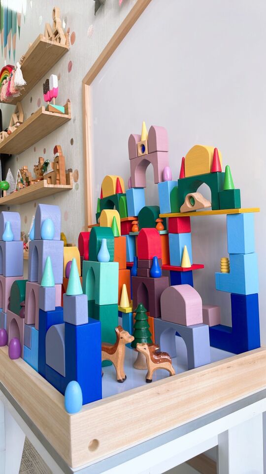 Waldorf Ahşap Oyuncak 1001 Gece Yapı ve İnşaat Oyunu