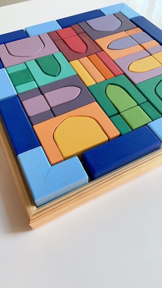 Waldorf Ahşap Oyuncak 1001 Gece Yapı ve İnşaat Oyunu