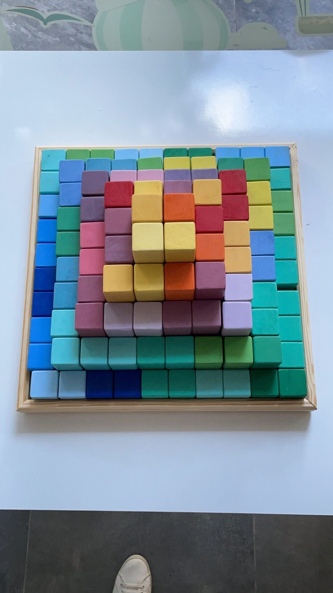 Waldorf Ahşap Oyuncak Büyük Boy Piramit Oyun Seti ( 100 parça )