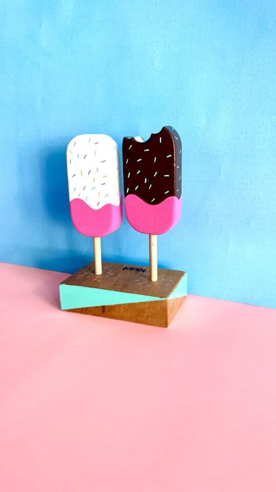 Waldorf Ahşap Oyuncak Dondurma Seti (wooden Ice Cream) 2 Li Set 2LİDONDURMA