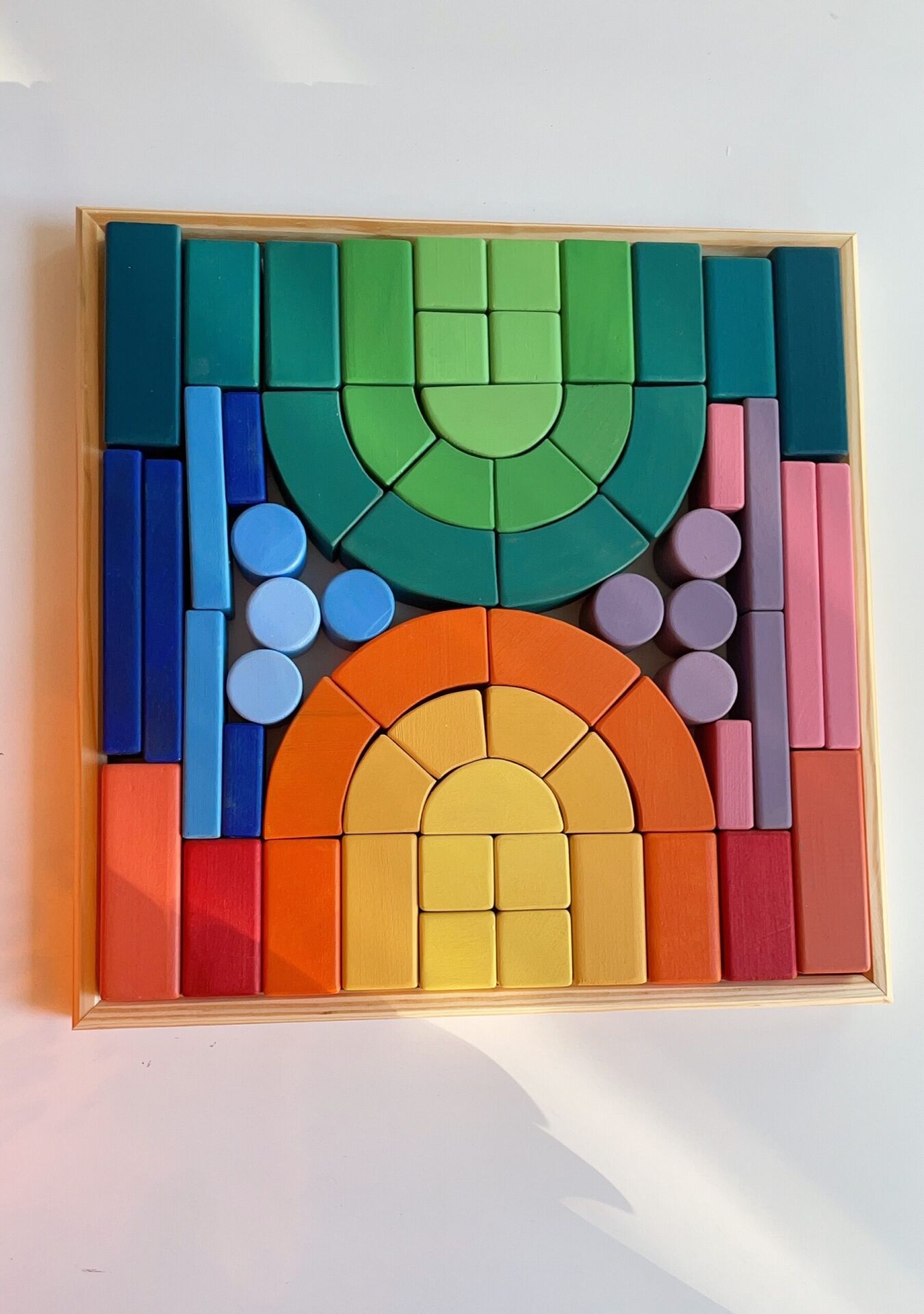 Waldorf Ahşap Oyuncak Roma Kemeri Oyunu