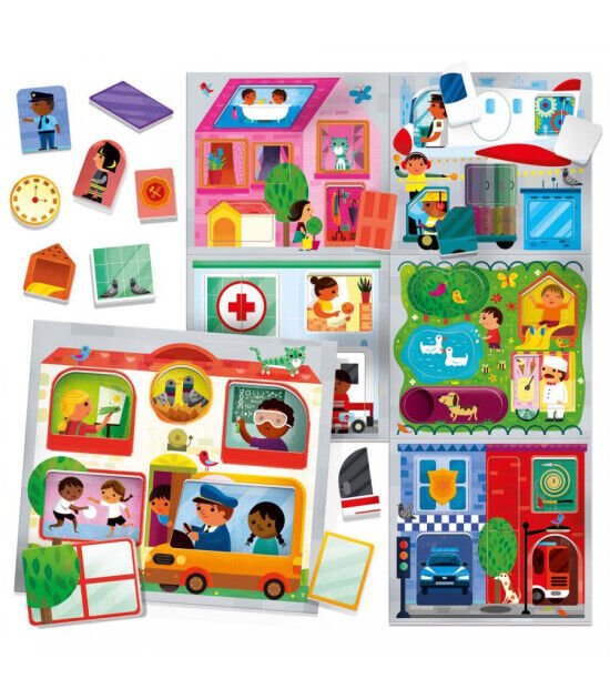 Puzzle Montessori Oyun Kasabası Puzzle ( Play Town )