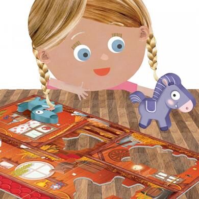Headu Ahşap Oyuncak Montessori Puzzle İlk Çiftlik Bulmacam