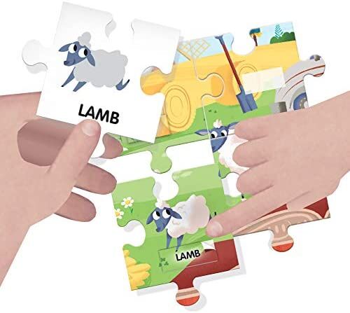 HEADU 100 İNGİLİZCE KELİMELİ ÇİFTLİK PUZZLE